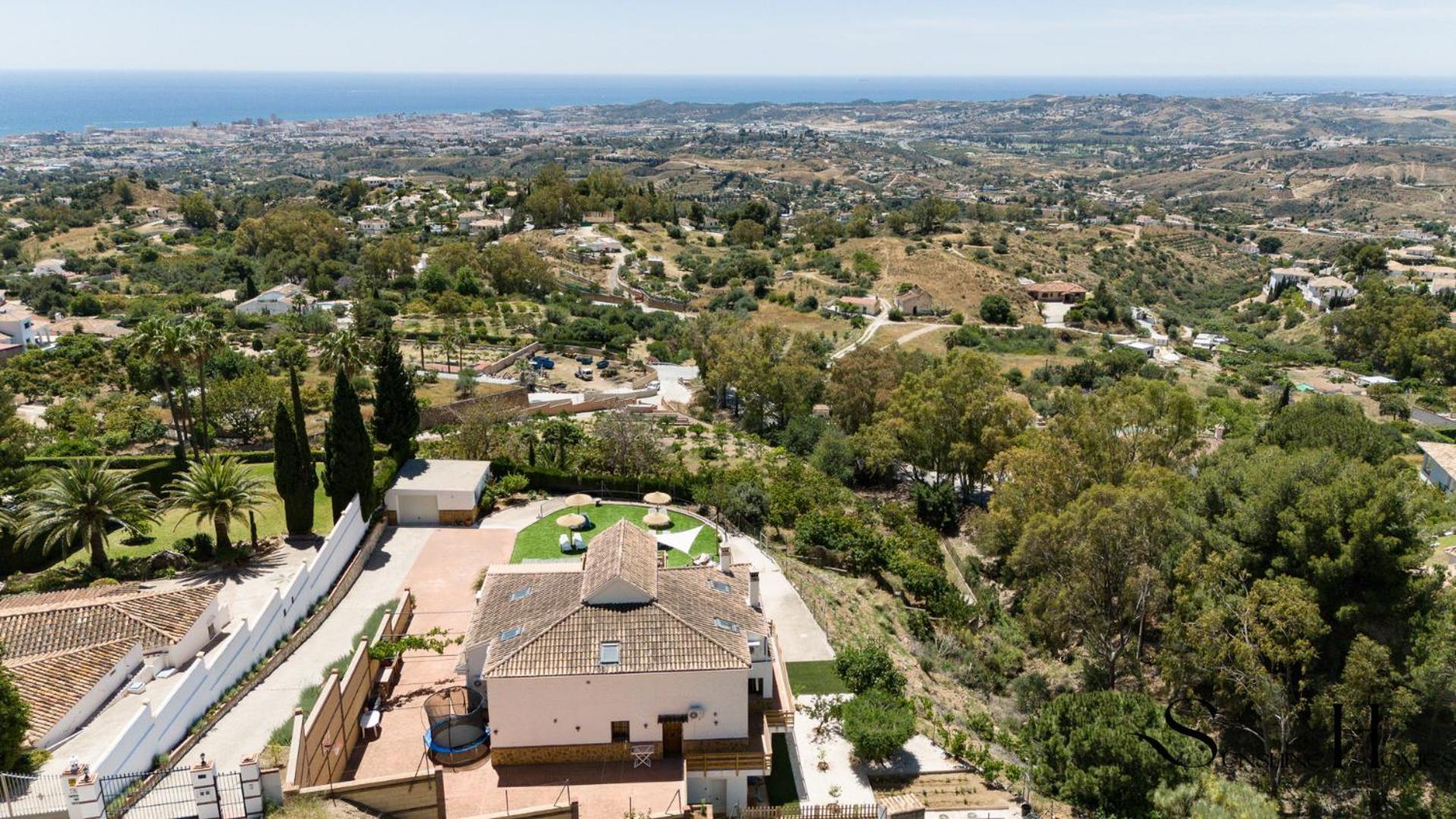 Villa With Pool And Spectacular Sea And Town Views Mijas Zewnętrze zdjęcie